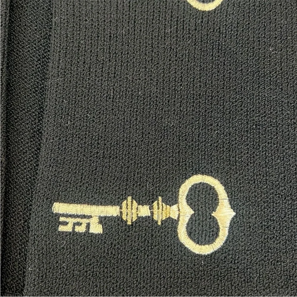 St. John Ladies Black Blazer with Heart and Key Accents - Picture 2 of 7